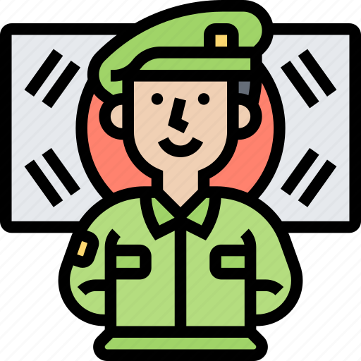 Soldier, military, army, korean, patriot icon - Download on Iconfinder