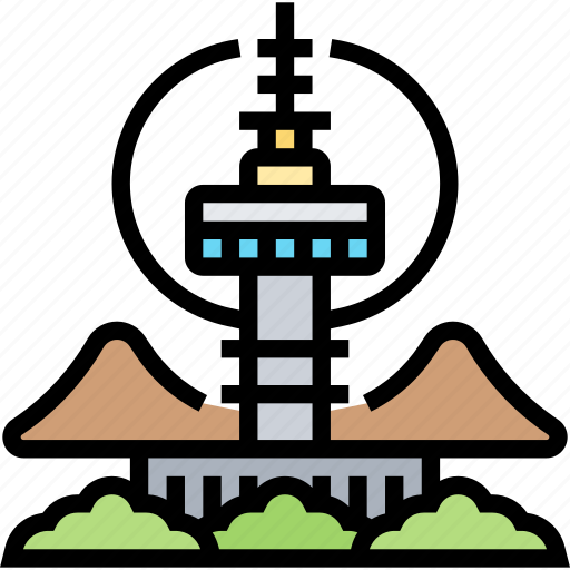Seoul, tower, landscape, tourism, korea icon - Download on Iconfinder