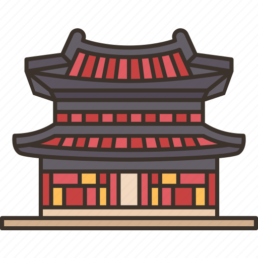 Changdeokgung, palace, heritage, historic, korean icon - Download on Iconfinder