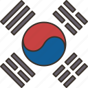 south, korea, flag, nation, official
