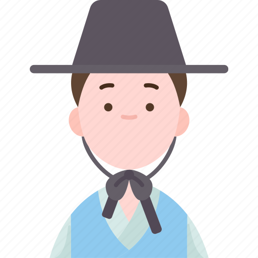 Korean, man, male, traditional, clothes icon - Download on Iconfinder