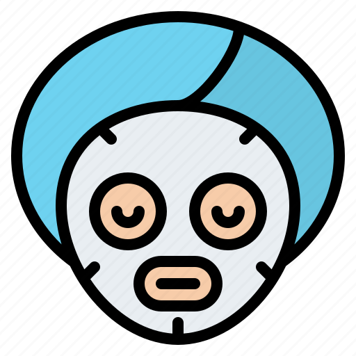 Facial, mask, relax, spa, treatment icon - Download on Iconfinder