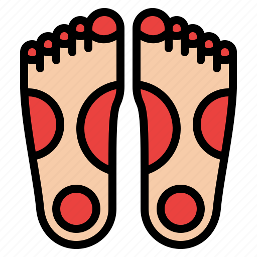 Chart, foot, massage, reflexology icon - Download on Iconfinder