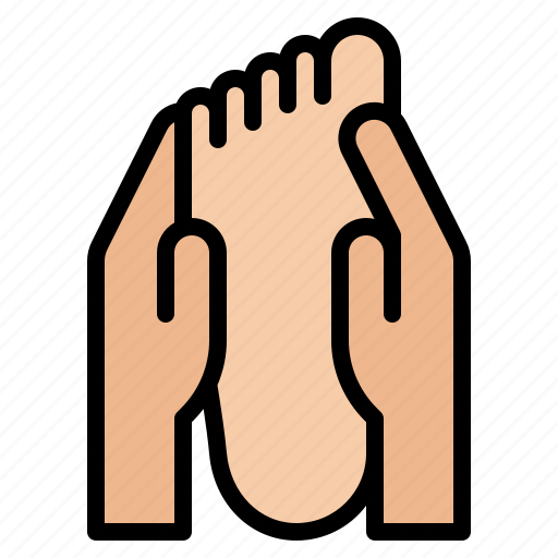 Foot, massage, relax, spa icon - Download on Iconfinder