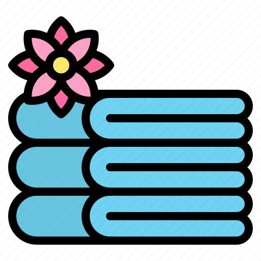 Massage, relax, spa, towels icon - Download on Iconfinder