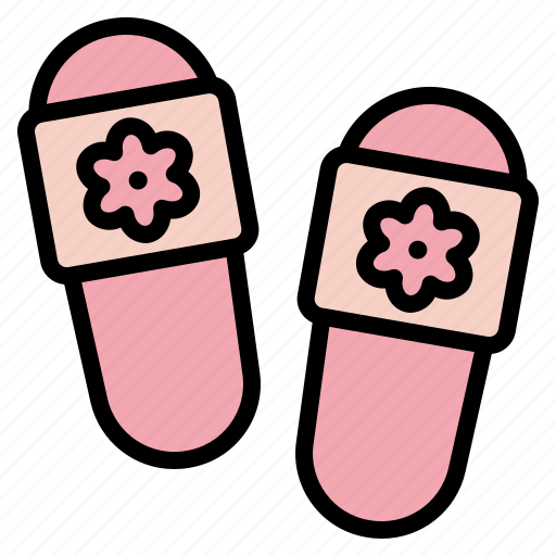 Slippers, shoes, spa, treatment, service, wellness, relax icon - Download on Iconfinder