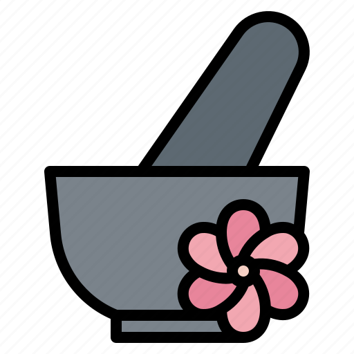 Mortar, spa, treatment, service, beauty, wellness, relax icon - Download on Iconfinder
