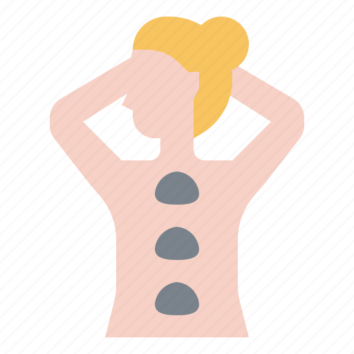 Hot, stone, massage, spa, treatment, wellness, relax icon - Download on Iconfinder