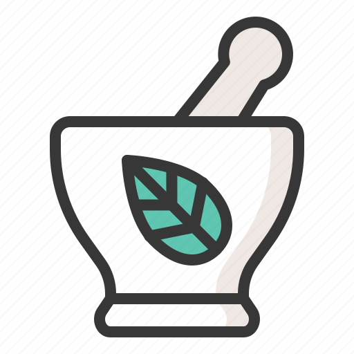 Herbs, mortar, spa, utensil icon - Download on Iconfinder