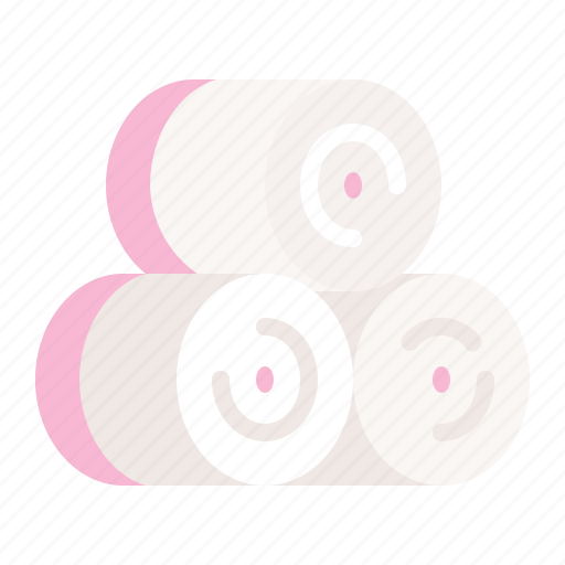 Spa, towel, towel roll icon - Download on Iconfinder