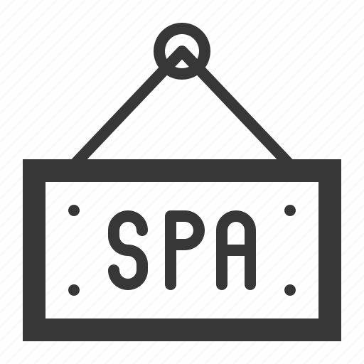 Sign, spa, spa sign icon - Download on Iconfinder