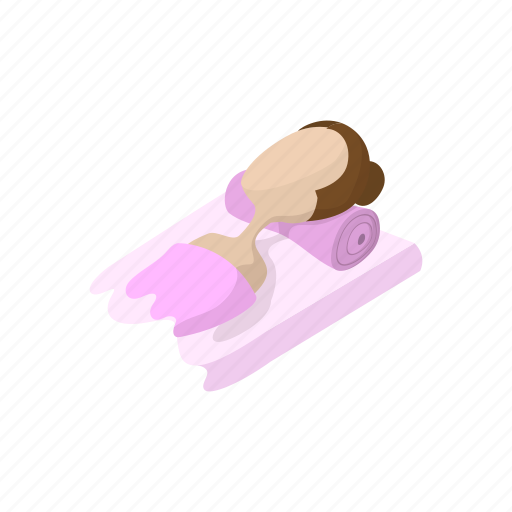 Cartoon, beauty, female, relaxation, skin, treatment, woman icon - Download on Iconfinder