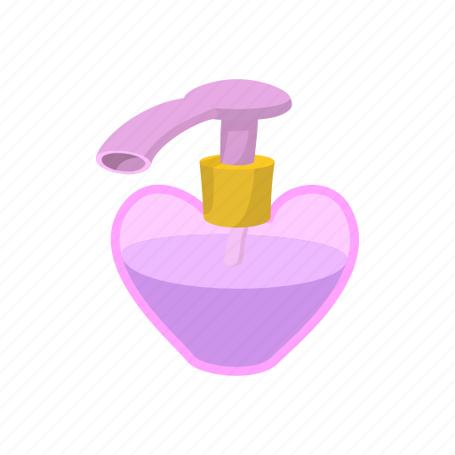 Cartoon, bottle, container, cosmetic, liquid, packaging, perfume icon - Download on Iconfinder