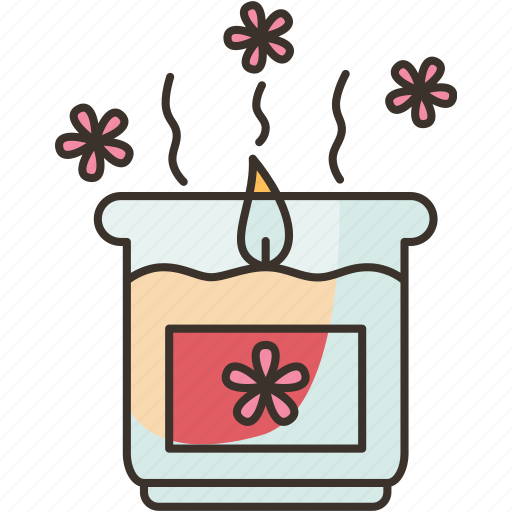 Aroma, candle, relaxation, lighting, scented icon - Download on Iconfinder