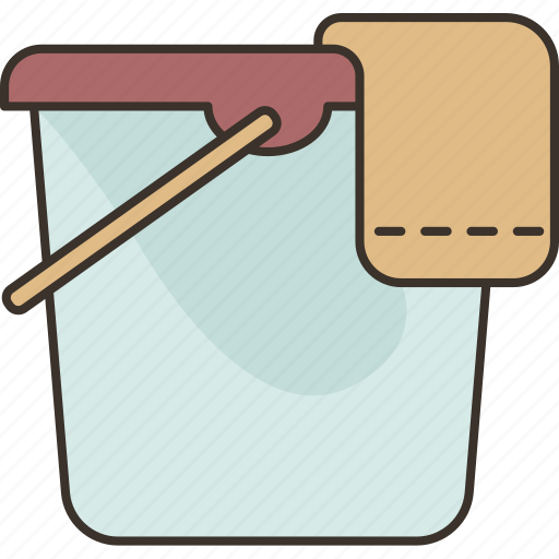Bucket, water, container, clean, housework icon - Download on Iconfinder