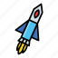 astronomy, craft, launch, rocket, scifi, space 