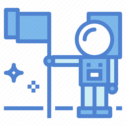 And, astronaut, flag, space, spaceman icon - Download on Iconfinder