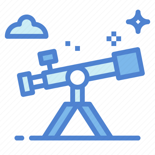 Education, observation, science, space, telescope icon - Download on Iconfinder