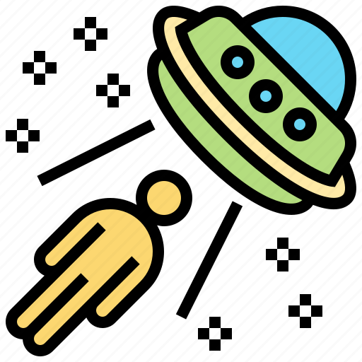 Abduction, alien, human, kidnapping, ufo icon - Download on Iconfinder