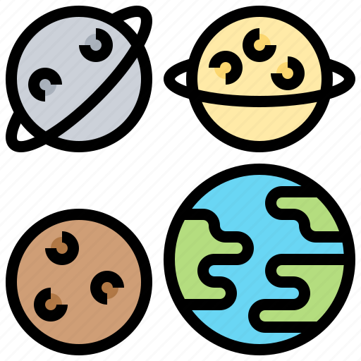 Earth, planets, solar, space, system icon - Download on Iconfinder