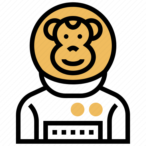 Astronaut, chimpanzee, experiment, monkey, space icon - Download on Iconfinder