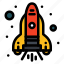 flame, rocket, space 