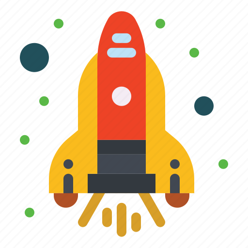 Flame, rocket, space icon - Download on Iconfinder