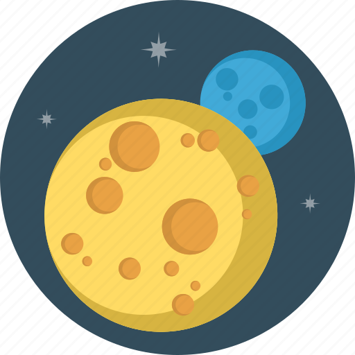 Planet, stars, moon icon - Download on Iconfinder