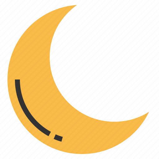 Crescent, lunar, moon, space icon - Download on Iconfinder