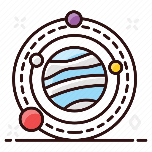 Astronomy, orbit, planet, planetary, planetary system, science, system icon - Download on Iconfinder