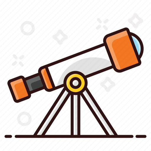 Astronomy glass, astrophysics, optical device, research, spy glass, telescope icon - Download on Iconfinder