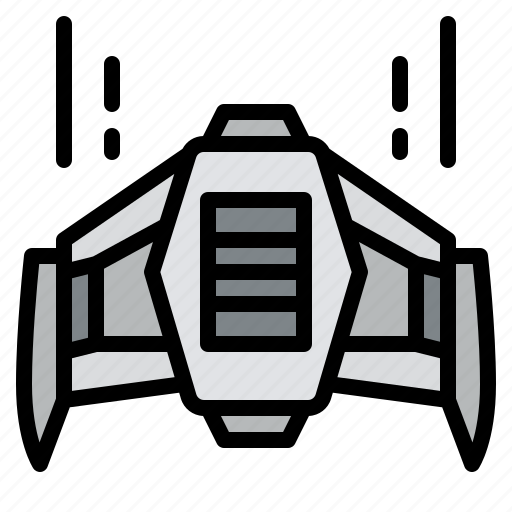 Spaceship, vehicle, machine, outer, space icon - Download on Iconfinder