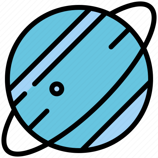 Uranus, planet, space, universe, solar, system icon - Download on Iconfinder