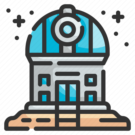 Observatory, telescope, astronomy, education, buildings icon - Download on Iconfinder