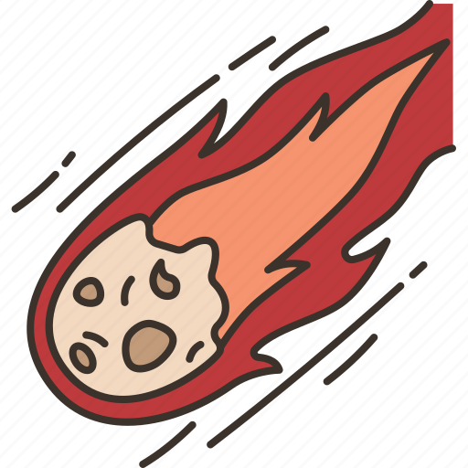 Comet, meteor, asteroid, space, cosmos icon - Download on Iconfinder
