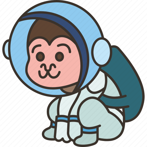 Monkey, space, astronaut, exploration, science icon - Download on Iconfinder