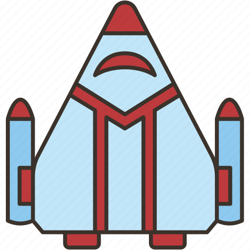 Spaceship, spacecraft, rocket, exploration, space icon - Download on Iconfinder