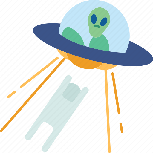 Alien, abduction, beam, invasion, mystery icon - Download on Iconfinder