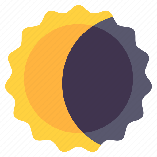 Eclipse, sun, moon, lunar, astronomy icon - Download on Iconfinder