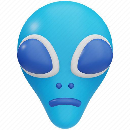Alien, space, universe, ufo, astronomy, monster 3D illustration - Download on Iconfinder