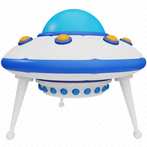 Alien, spaceship, space, universe, ufo, astronomy 3D illustration - Download on Iconfinder