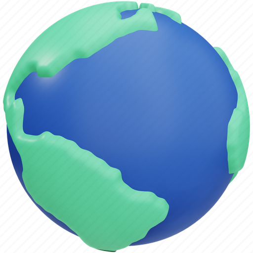 Earth, space, planet, world, global 3D illustration - Download on Iconfinder