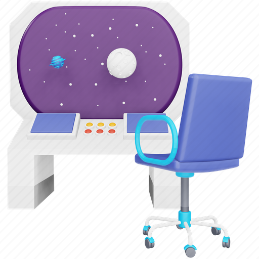 Spaceship, control, room, space, panel, mission 3D illustration - Download on Iconfinder