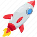 fly, spaceship, launch, start, sky, space