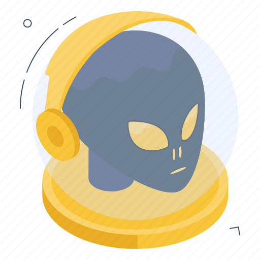 Alien, non native, extraterrestrial, alien face, alien head icon - Download on Iconfinder