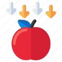 falling apple, gravitational force, physics, falling fruit, attracting force