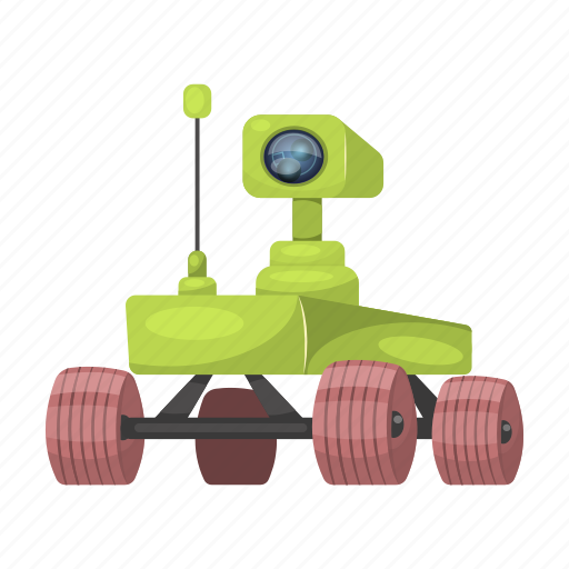 All-terrain vehicle, apparatus, colonization, moon rover, space icon - Download on Iconfinder