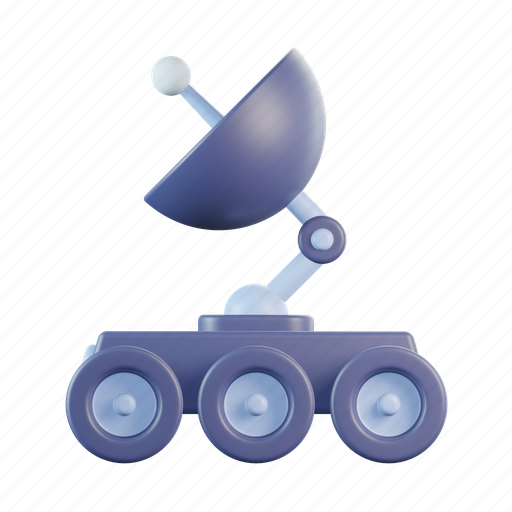 Rover, robot, exploration, vehicle, car, space rover 3D illustration - Download on Iconfinder