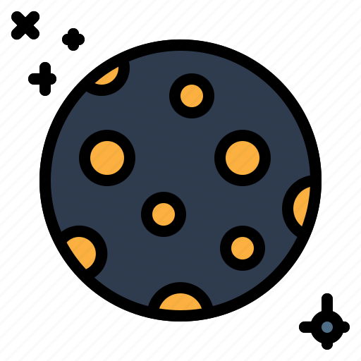 Moon, planet, solar, space, system, universe icon - Download on Iconfinder