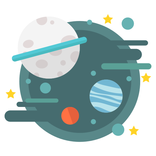 Astronomy, galaxy, planets, solar, space, star, universe icon - Free download